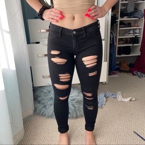 Hollister black jeans